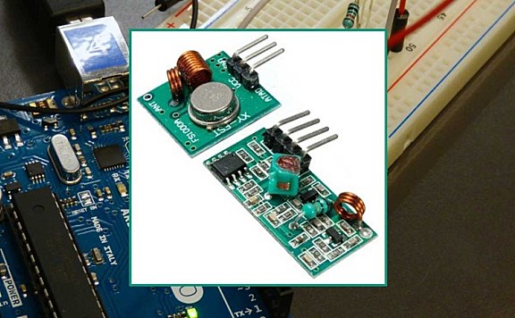 RF 433MHz 发射器/接收器模块使用 – Arduino教程