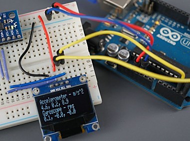 MPU-6050加速度计和陀螺仪传感器 — Arduino使用教程