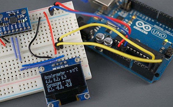 MPU-6050加速度计和陀螺仪传感器 — Arduino使用教程