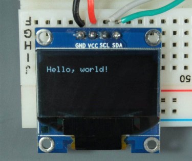 I2C OLED显示器使用教程 - Arduino教程