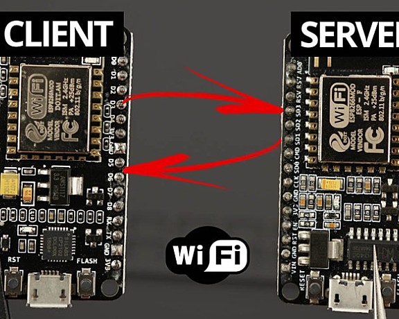 ESP8266两块板之间的客户端-服务器 Wi-Fi 通信 （NodeMCU）