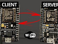 ESP8266两块板之间的客户端-服务器 Wi-Fi 通信 (NodeMCU)