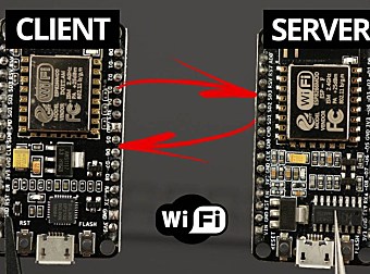 ESP8266两块板之间的客户端-服务器 Wi-Fi 通信 (NodeMCU)