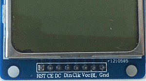 诺基亚5110 LCD – Arduino使用教程