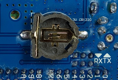 RTC-battery-holder