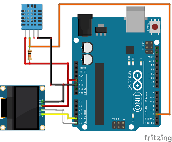 I2C OLED显示器使用教程 - Arduino教程