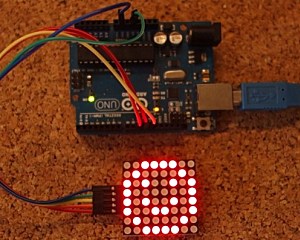 8×8 点矩阵MAX7219指南 – Arduino教程