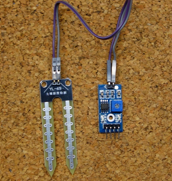土壤湿度传感器YL-69或HL-69 – Arduino 使用教程