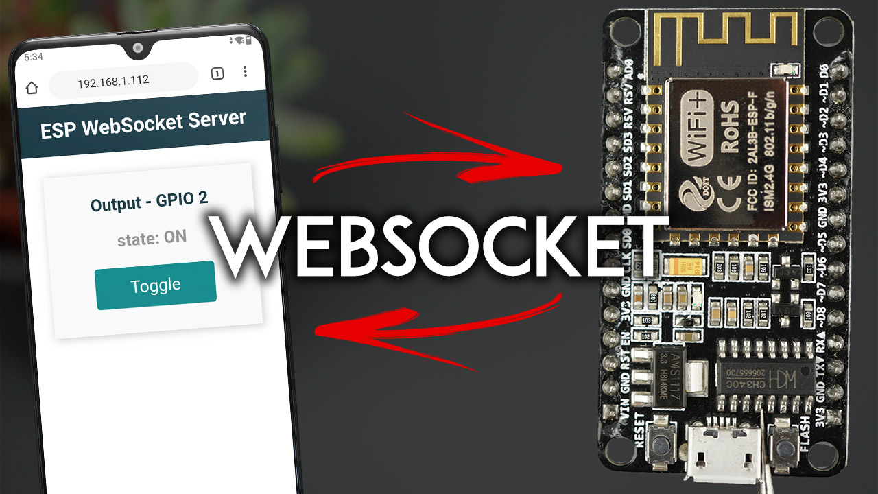 WebSocket 服务器:控制输出 - ESP8266 NodeMCU