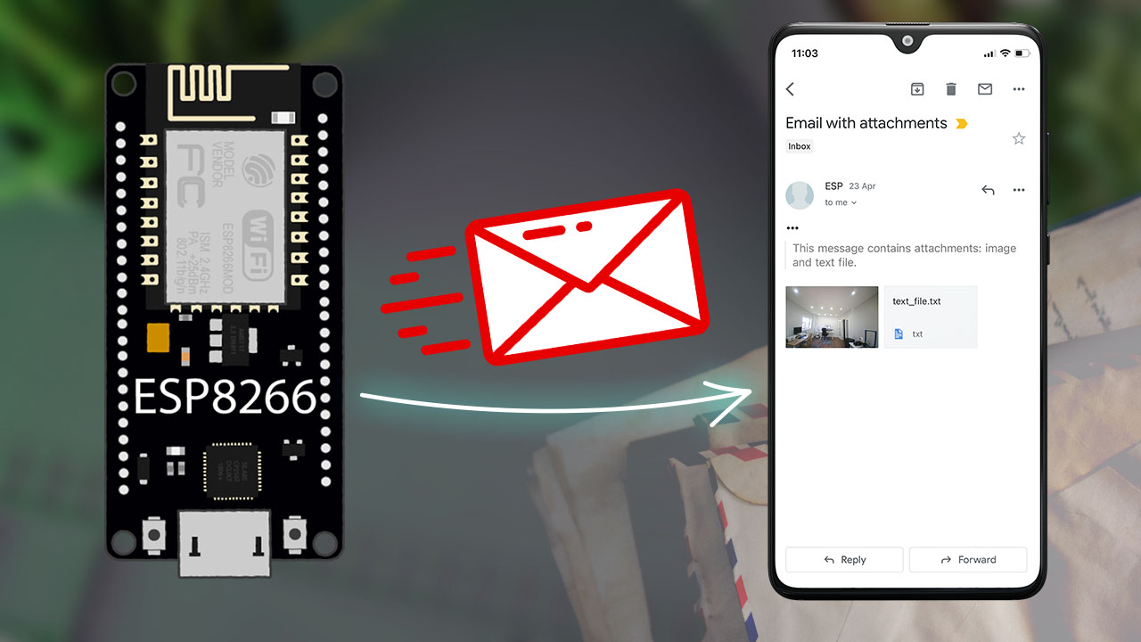 使用 SMTP 服务器发送电子邮件:HTML、文本和附件-ESP8266/NodeMCU